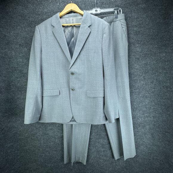 Theory Other - **SOLD**Theory Suit Mens Jacket 44R Pants 38W 2PC Gray Wool Blend XYLO